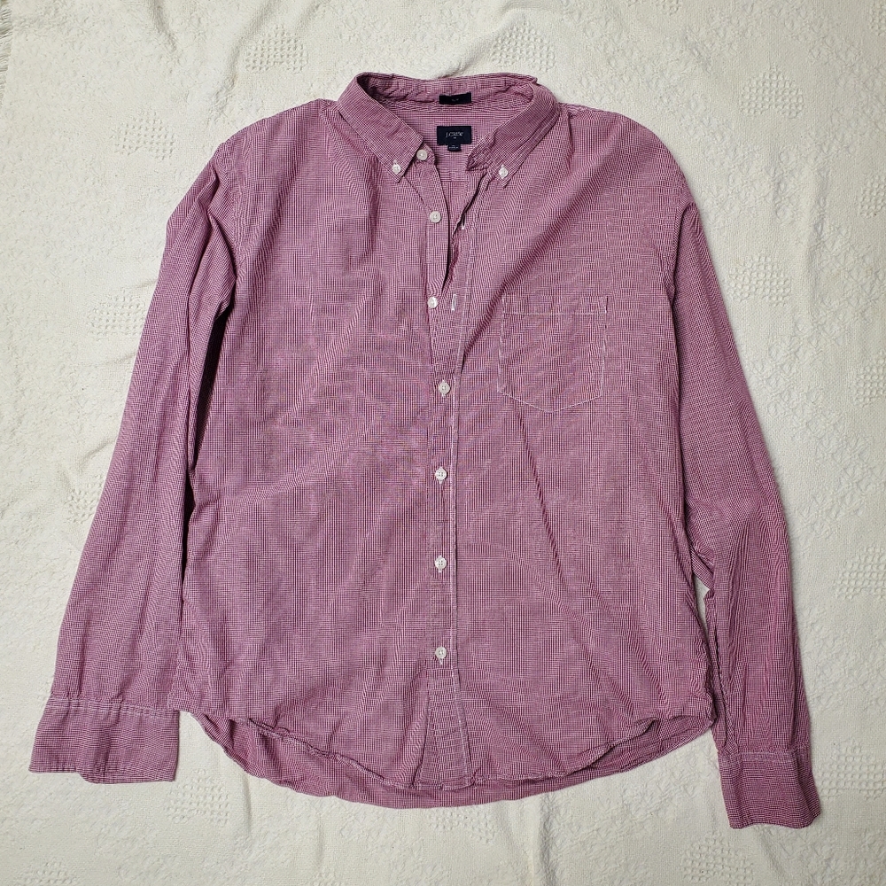 J. Crew Slim Fit Men's Plaid Casual Button Down